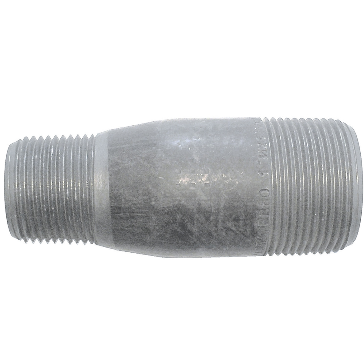 Everflow Supplies NPBL1040 4 Long Black Steel Nipple Pipe Fitting with 1 Nominal Size Diameter 