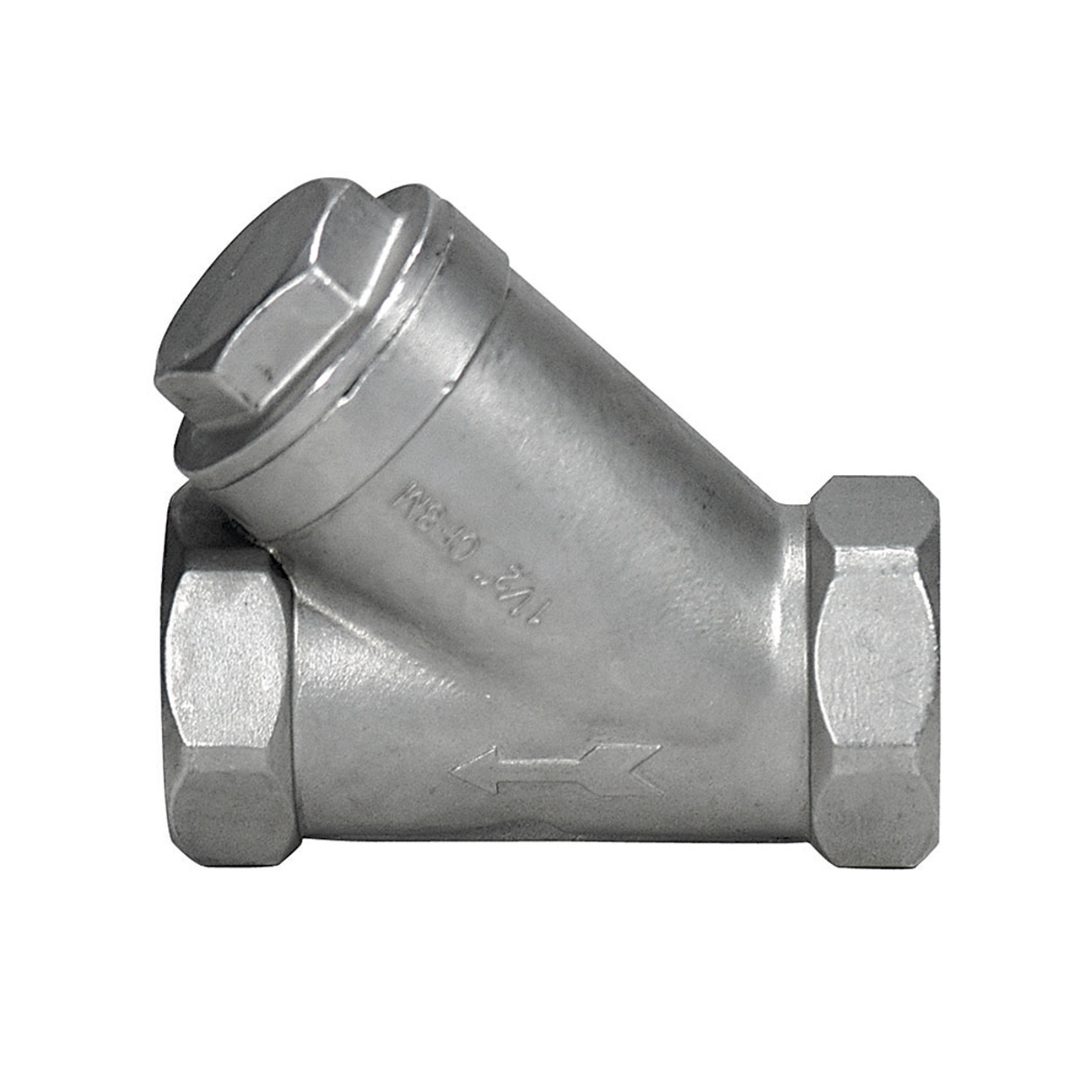 Stainless steel piston type check valve &ldquo;Y&rdquo;, threaded